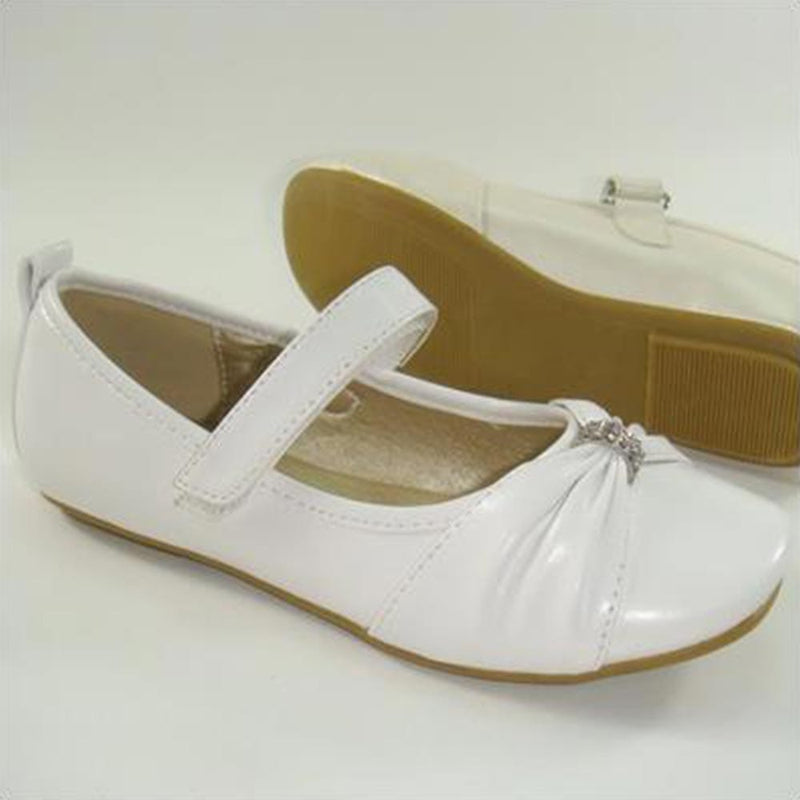 Jolene JC8483 Ballet Flat with a Bow - Girls Dress Shoe By Jolene Canada Canada -