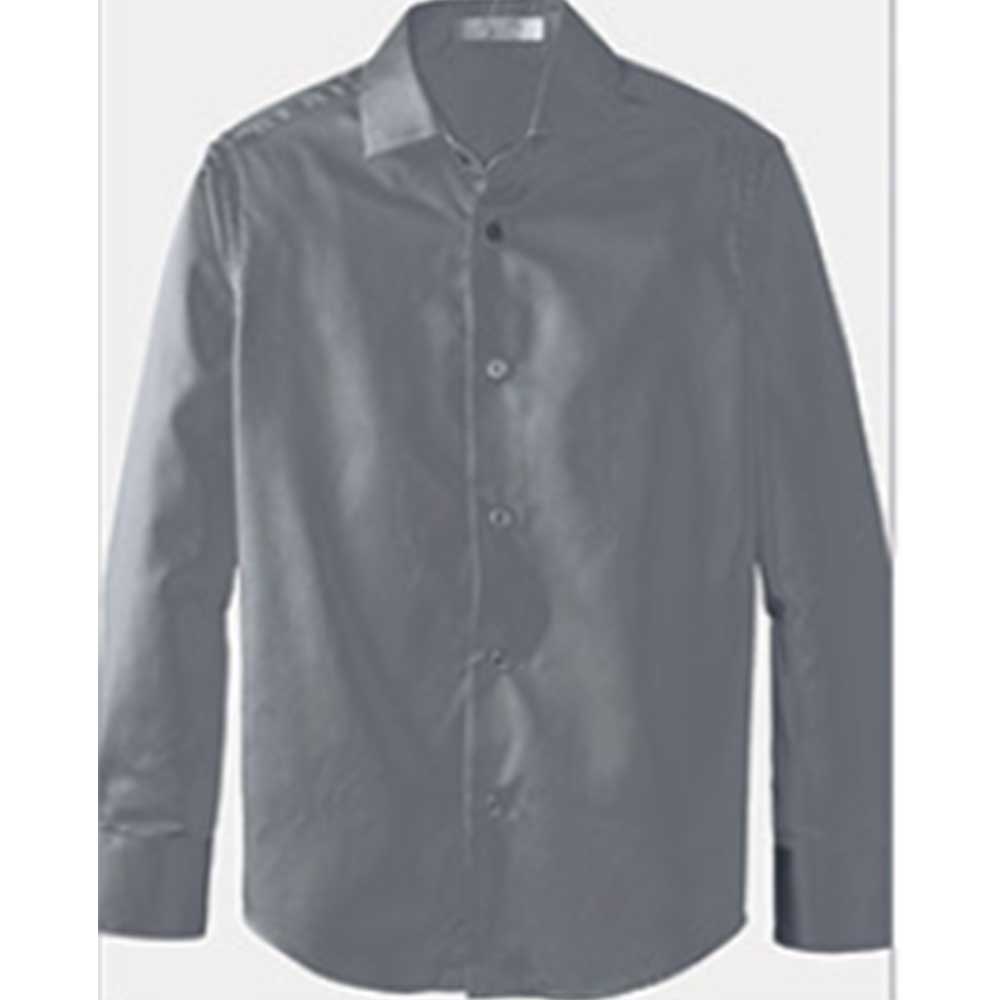 Mavezzano Boy's Long Sleeve Dress Shirts By Jolene Canada Canada - 6 / Charcoal