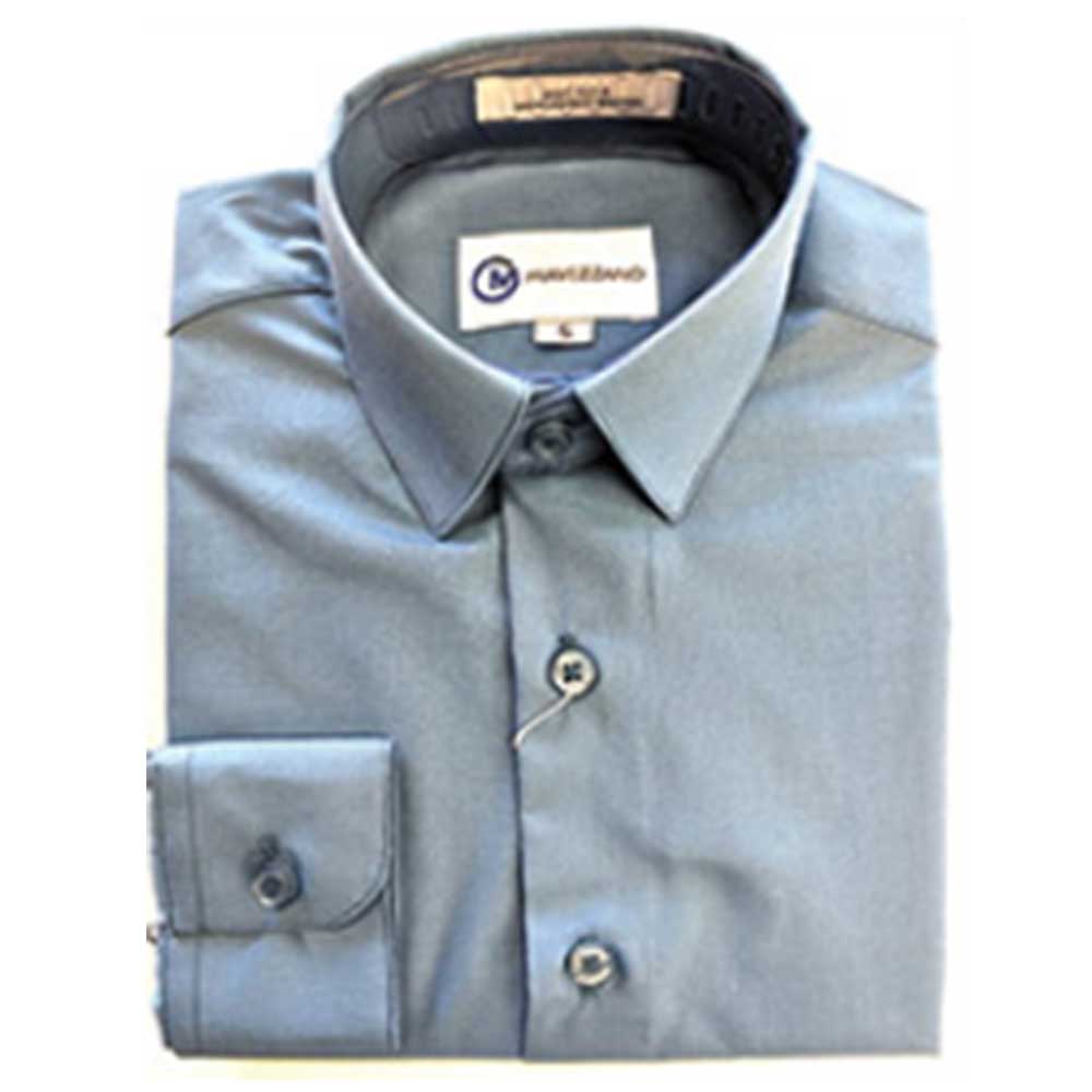 Mavezzano Boy's Dress Shirt By Jolene Canada Canada - 6 / Slate Blue