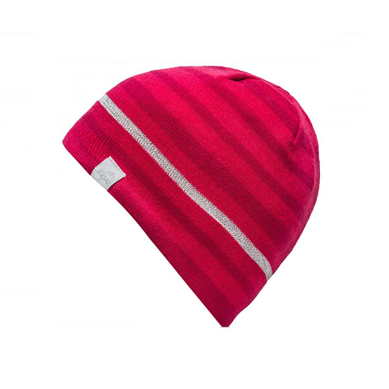 Jupa Zarah Striped Knit Hat - Rose Flash By Jupa Canada - M - L (6 - 8) / Rose Flash