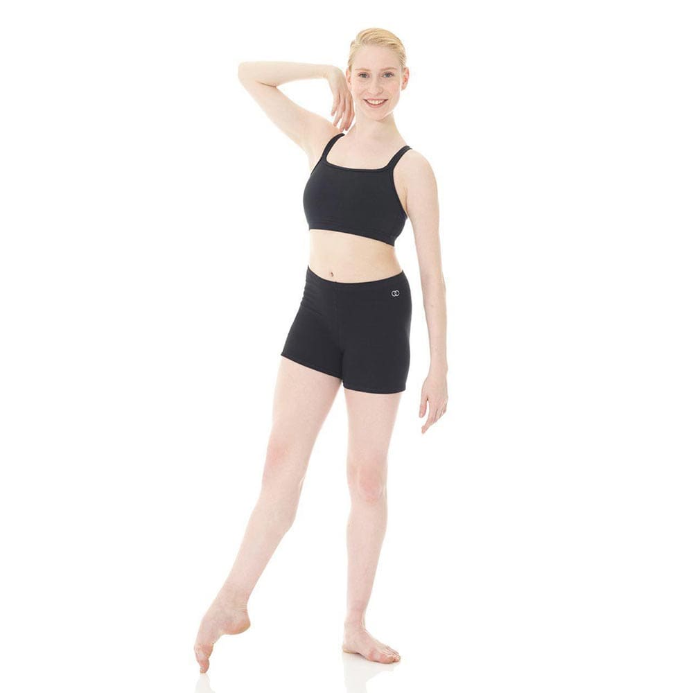 Mondor 1608 Cotton Classic Dance Short - Black - Adult By Mondor Canada -