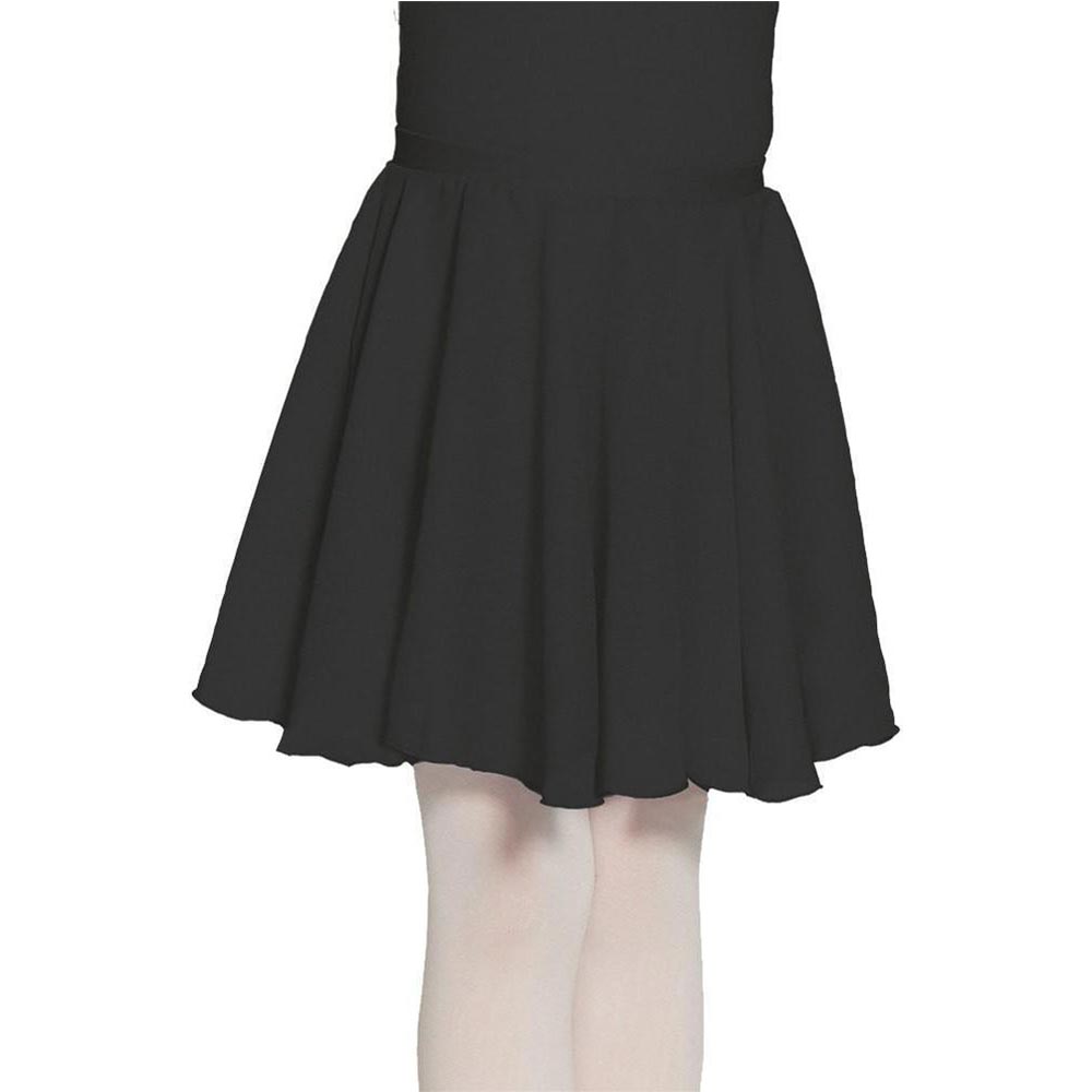 Mondor 16207 Black Pull-on Dance Skirt - Youth By Mondor Canada - 12-14 / Black