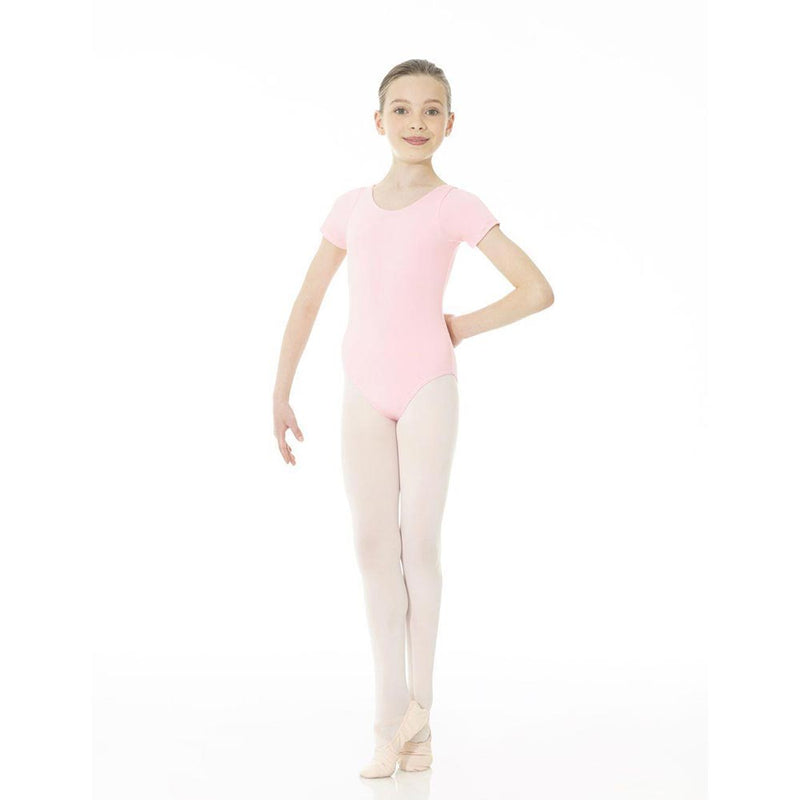 Mondor 26235 Short Sleeve Dance Leotard - Child By Mondor Canada - 2-4 / True Pink