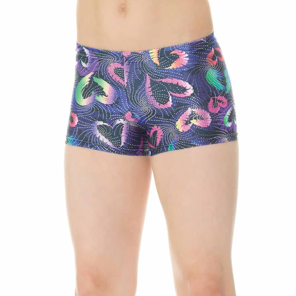 Mondor 27825 Metallic Gymnastics Shorts | Kids By Mondor Canada - 4-6 / 3W  Wild Heart