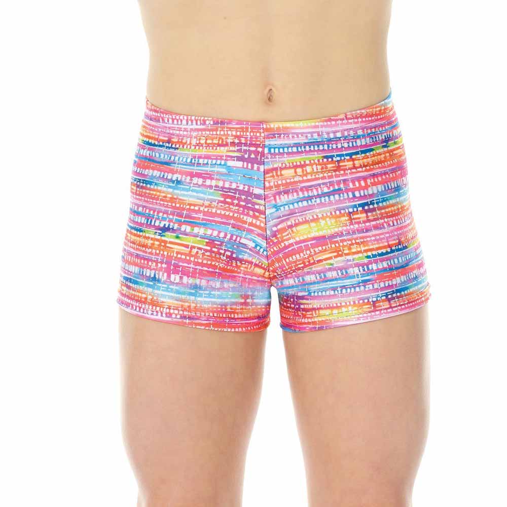 Mondor 27825 Metallic Gymnastics Shorts | Kids By Mondor Canada - 4-6 / VR  Lights