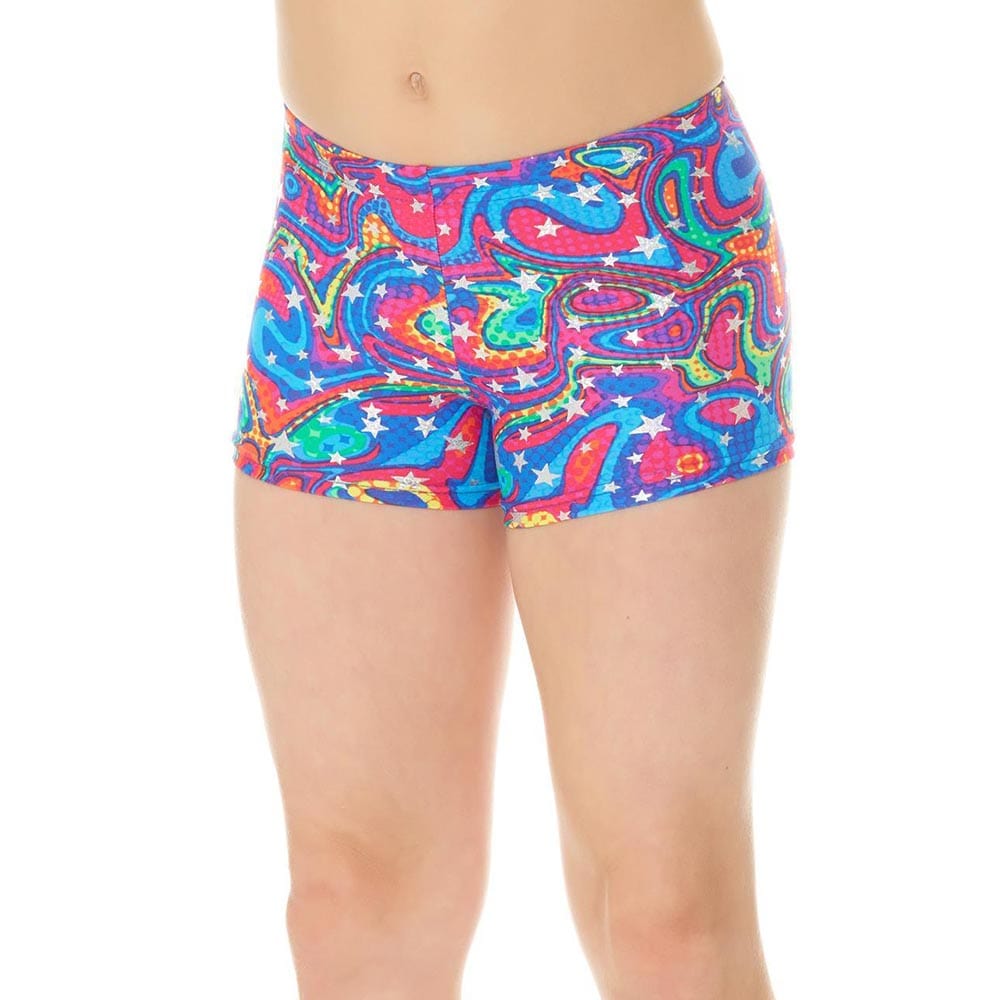 Mondor 7825 Metallic Gymnastic Shorts | Kids By Mondor Canada - 4-6 / SK  Super Kid