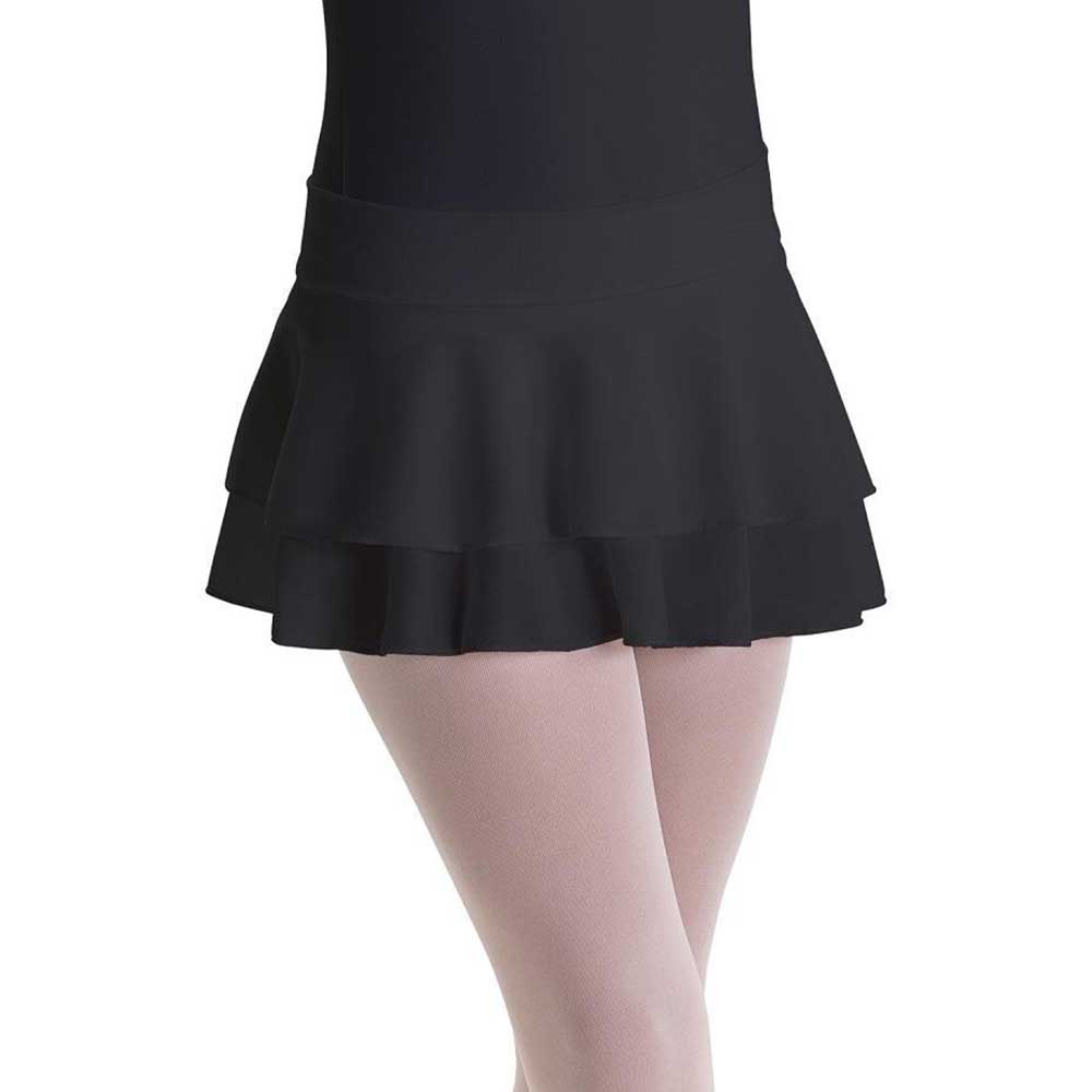 Motionwear 1019 Tiered Crepe Dance Skirt - Kids By Motionwear Inc. Canada - Child 2-3 / Black