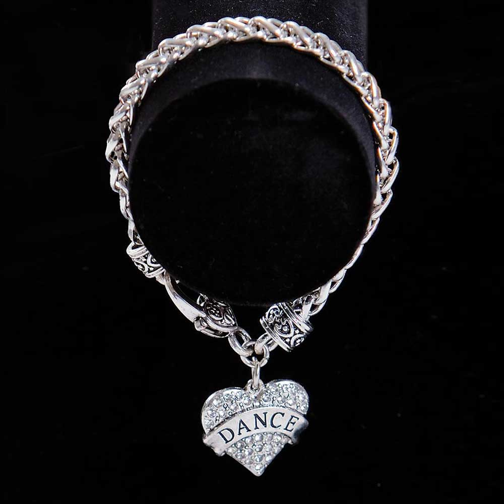 Motionwear 1232 Heart Charm Bracelet By Motionwear Inc. Canada -