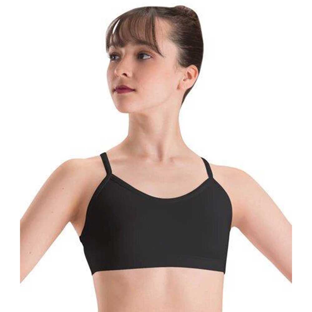 Motionwear 3127 Gymnastics Racerback Bra - ADULT By Motionwear Inc. Canada - Adult Large / Black