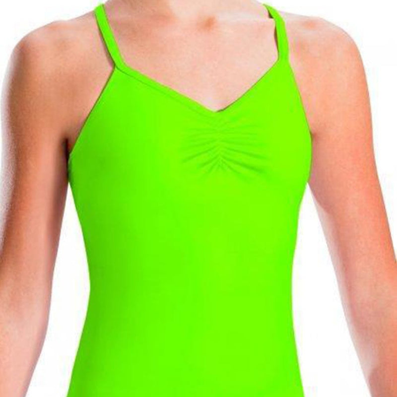 Motionwear 3516-B Bowtie Back Top - ADULT By Motionwear Inc. Canada - Adult Petite / Lime Green