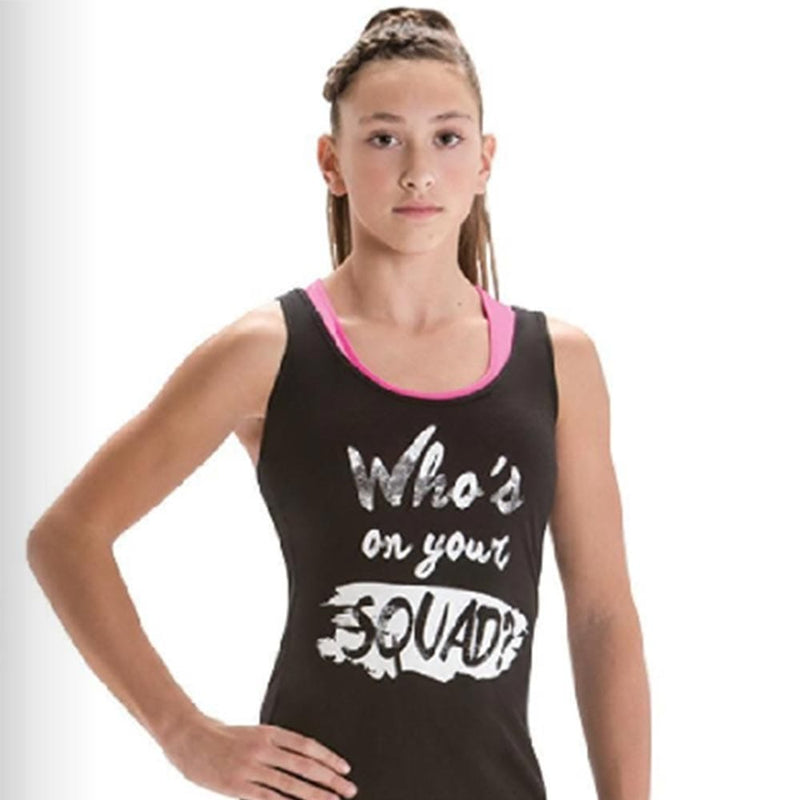 Motionwear 4796 Who's on Your Squad Tank - KIDS By Motionwear Inc. Canada -