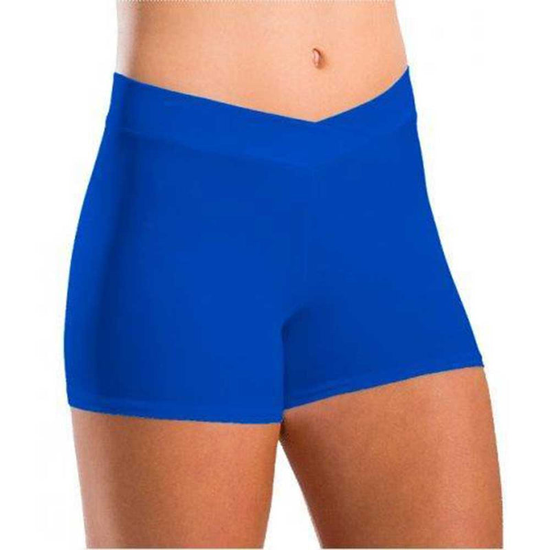 Motionwear 7113-B V-Waist Shorts - KIDS By Motionwear Inc. Canada - Child 8-10 / Royal Blue