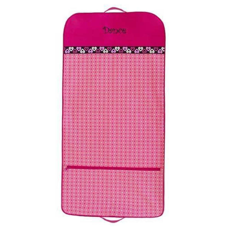Sassi DTZ-04 Dots with Hearts Dance Garment Bag By Sassi Designs Canada -