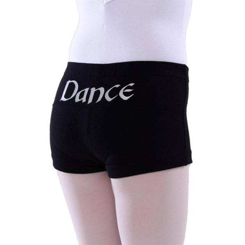 So Danca 3085 Dance Yoke Shorts - Black - Kids By So Danca Canada -