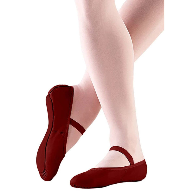 So Danca BA14 Full Sole Leather Ballet Dance Shoe | Red Medium By So Danca Canada -