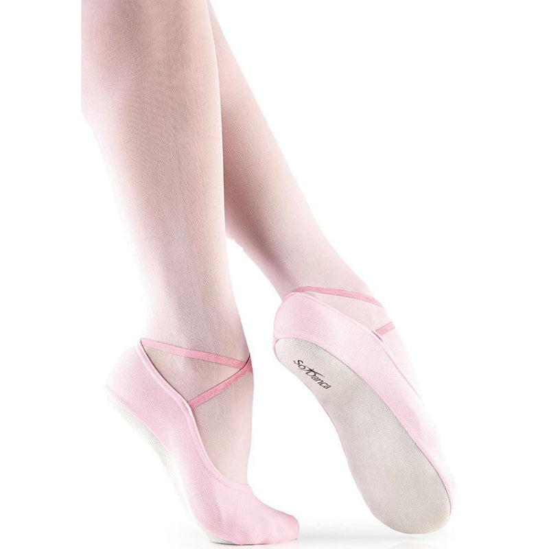 So Danca BA40 Gym Fabric Beginner Dance Shoe | Black & Pink By So Danca Canada - 6S / PINK
