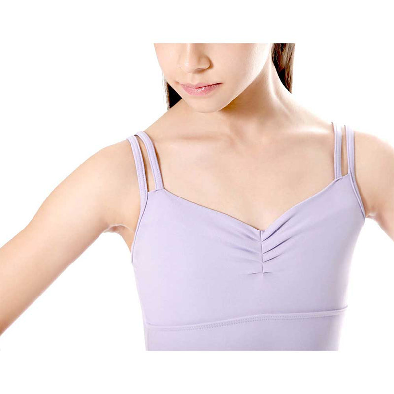 So Danca L1033 Ruched Front Leotard - Child By So Danca Canada - 8-10 / Light Lilac
