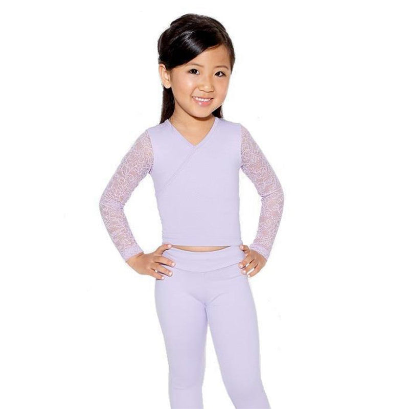 So Danca L1461 Lace Long Sleeved Dance Top - Kids By So Danca Canada -