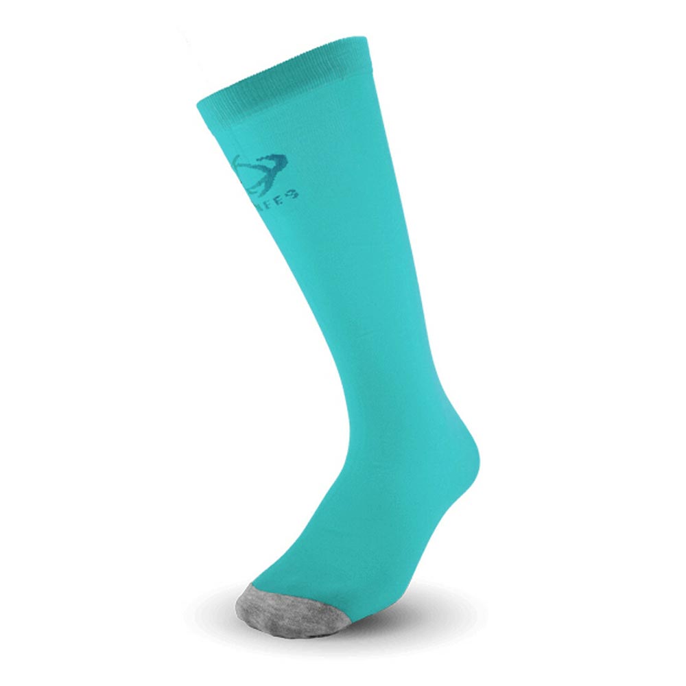 Thinees Figure Skating Socks - Adults By Thinees Canada - Short / Teal