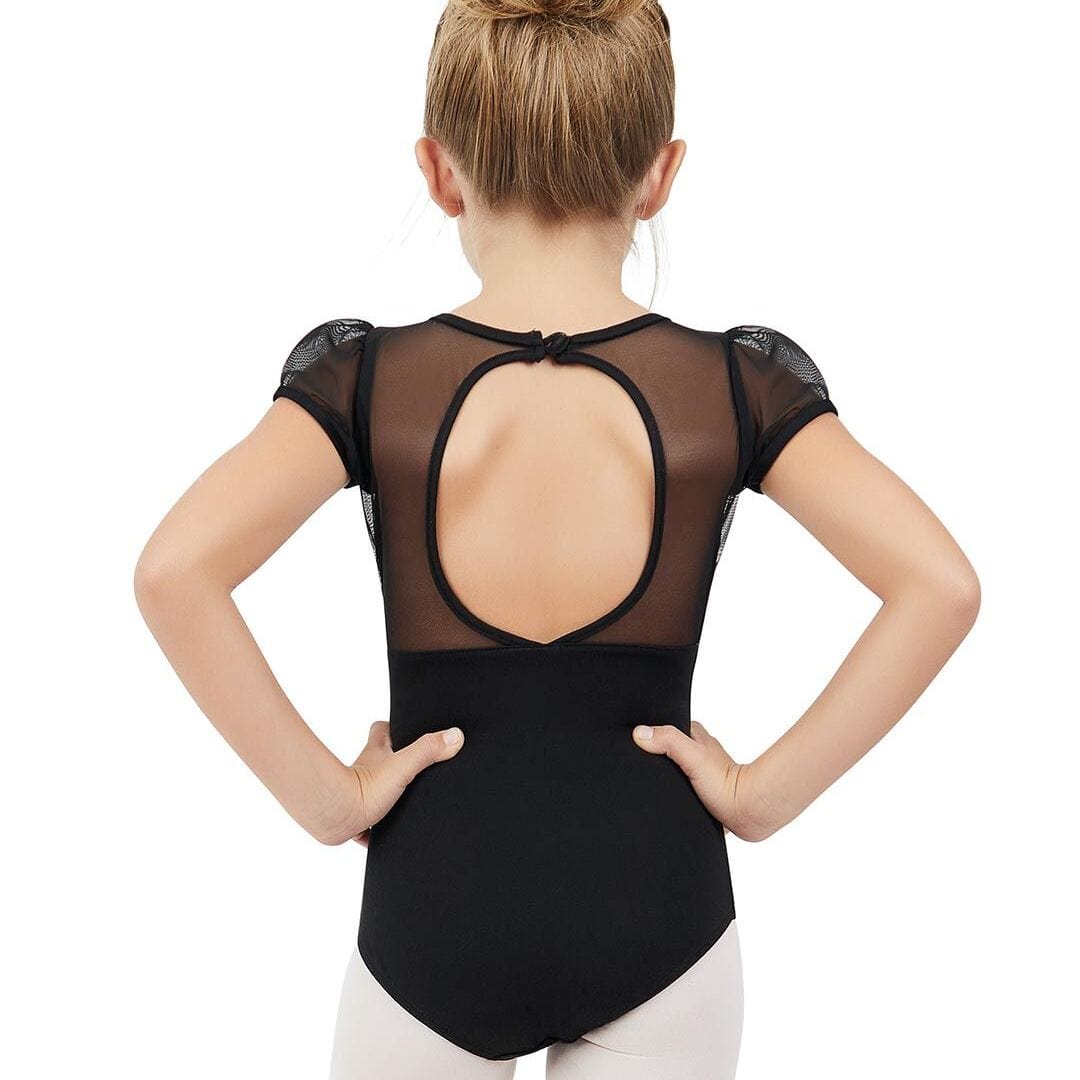 Capezio Puff Sleeve Keyhole Back Leotard - Lavender By Capezio Canada -