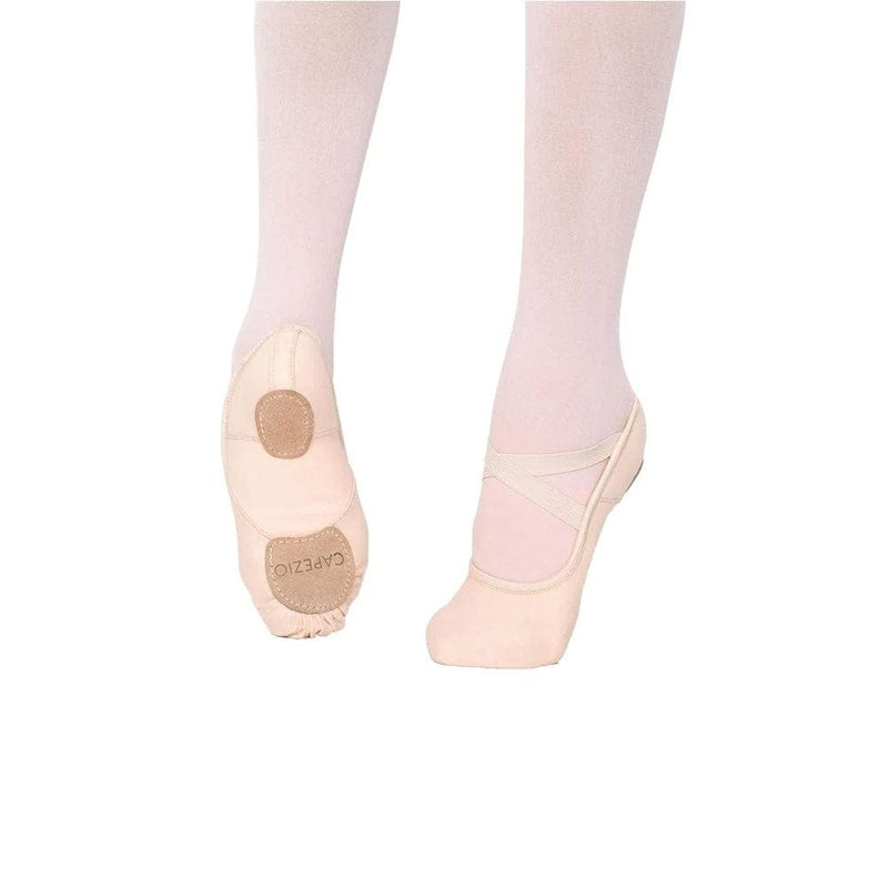 Capezio 2037C Canvas Hanami Ballet Shoe - Light Pink -Child By Capezio Canada -