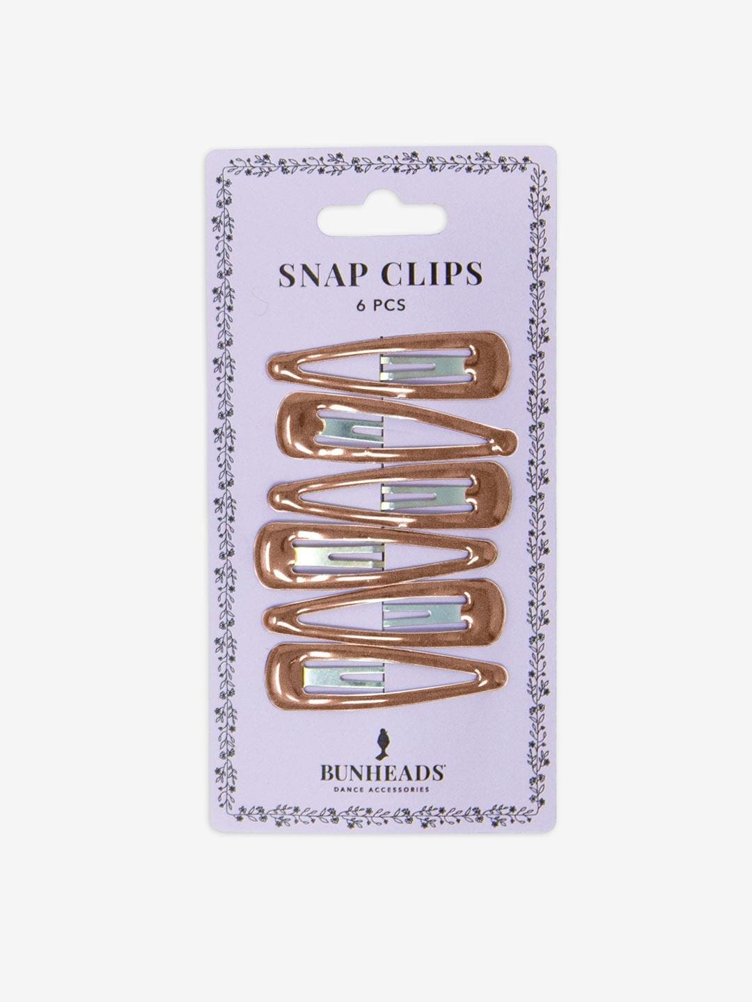 Bunheads Snap Clips (6 / Card) - for hair buns By Bunheads Canada -