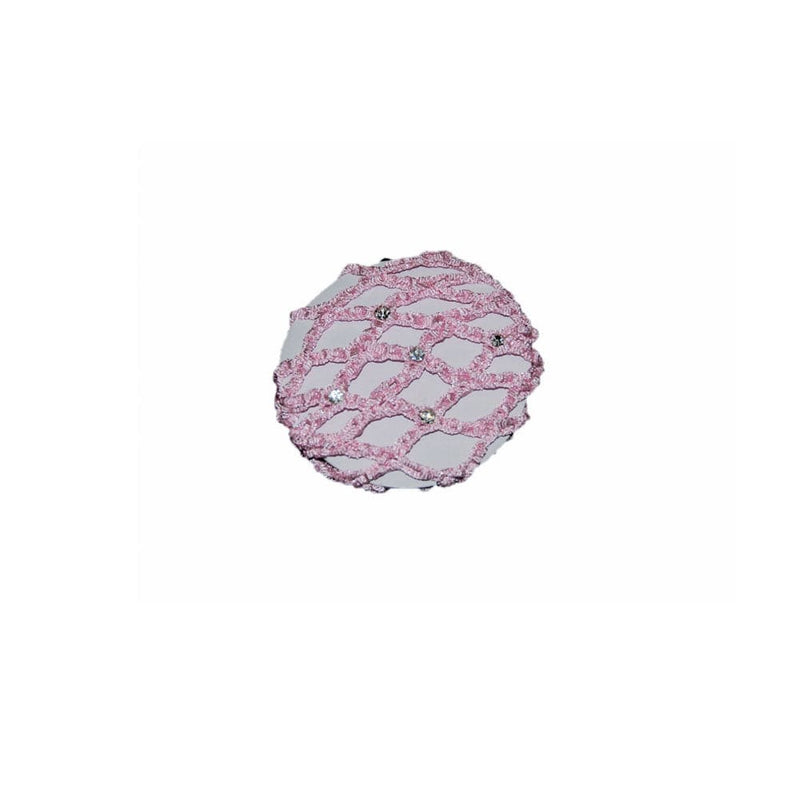 FH2 Jeweled Crocheted Small Bun Cover - Pink By FH2 Canada -