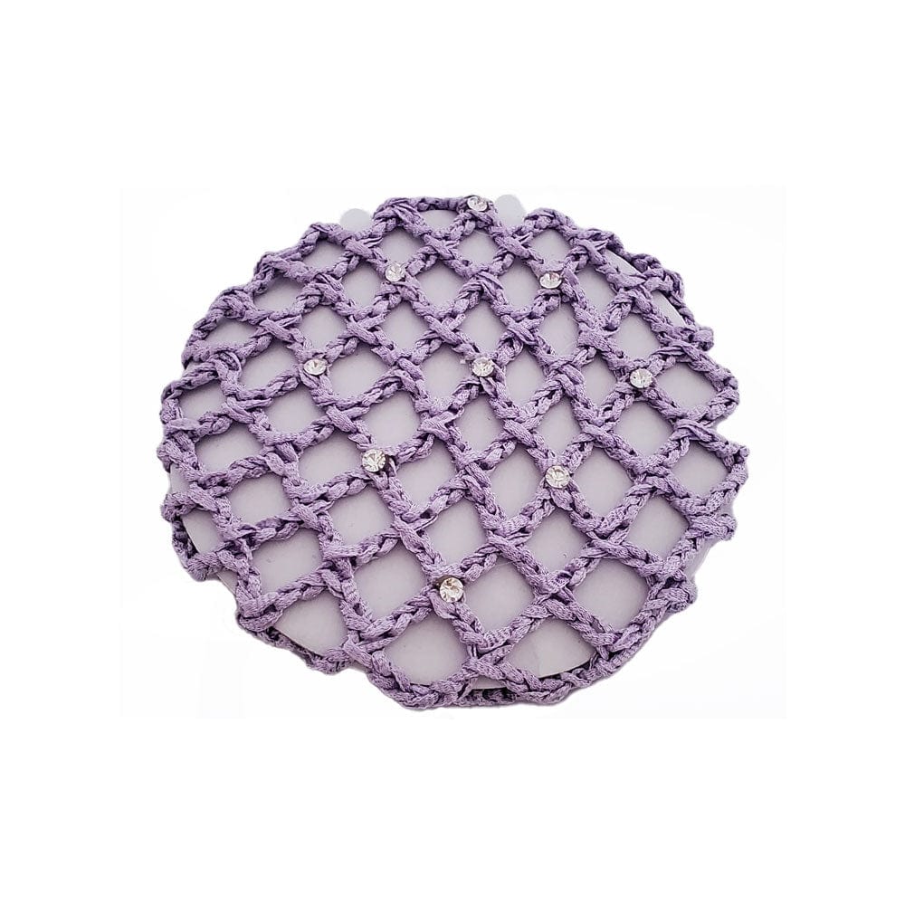 FH2 Jeweled Crocheted Bun Cover - Lilac By FH2 Canada -