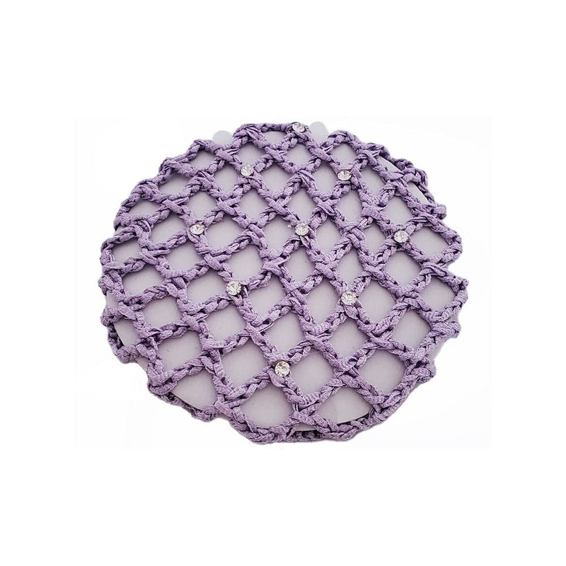 FH2 Jeweled Crocheted Bun Cover - Lilac By FH2 Canada -