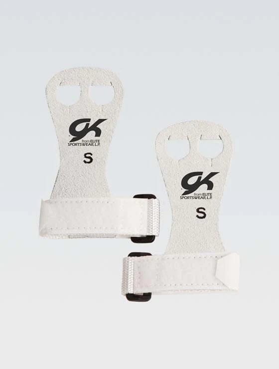 Elite Sportswear GK32 Velcro Hand Grip By Elite Sportswear Canada - M / White