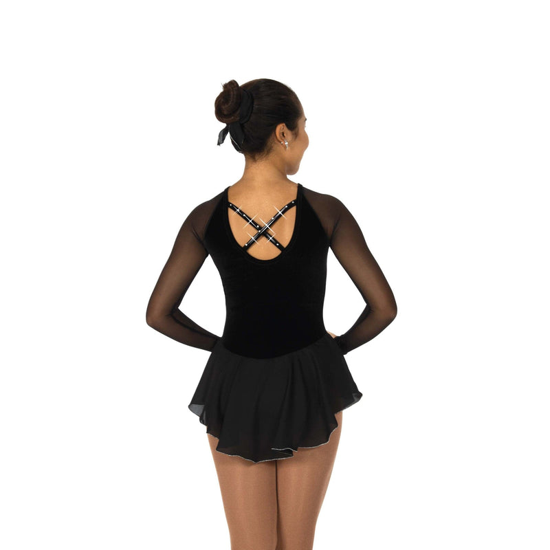 Jerry's 656 Diamante Figure Skating Dress - Adult By Jerry's Canada - L. ME / Black
