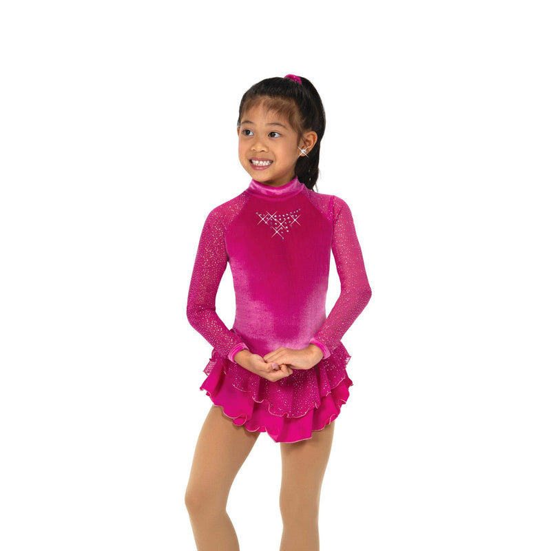 Jerry's 672 Starshine Figure Skating Dress - Child By Jerry's Canada - 10-12 / Fuschia