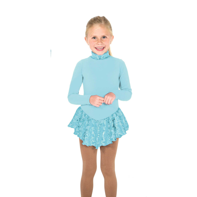 Jerry's 674 Fancy Fleece Figure Skating Dress - Child By Jerry's Canada - 6-8 / Crystal Blue