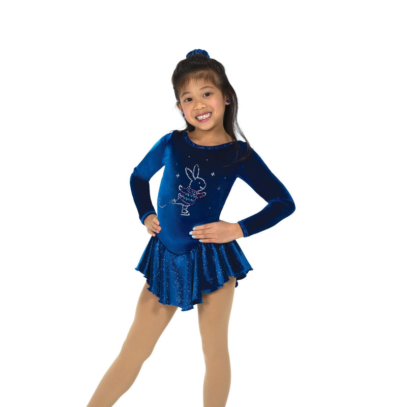 Jerry's 676 Crystal Bunny Figure Skating Dress - Child By Jerry's Canada - 6-8 / Royal