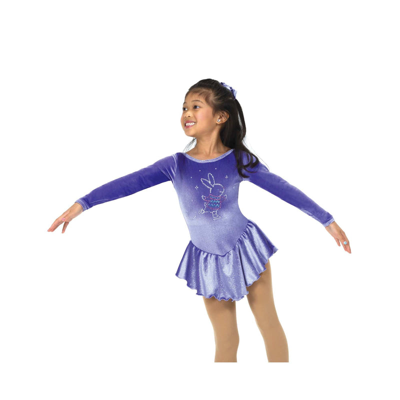 Jerry's 676 Crystal Bunny Figure Skating Dress - Child By Jerry's Canada - 4-6 / Iris Purple