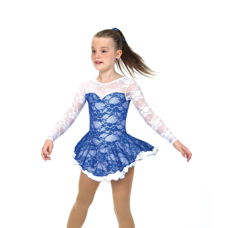 Jerry's 677 Brite & White Figure Skating Dress - Child By Jerry's Canada - 10-12 / Royal