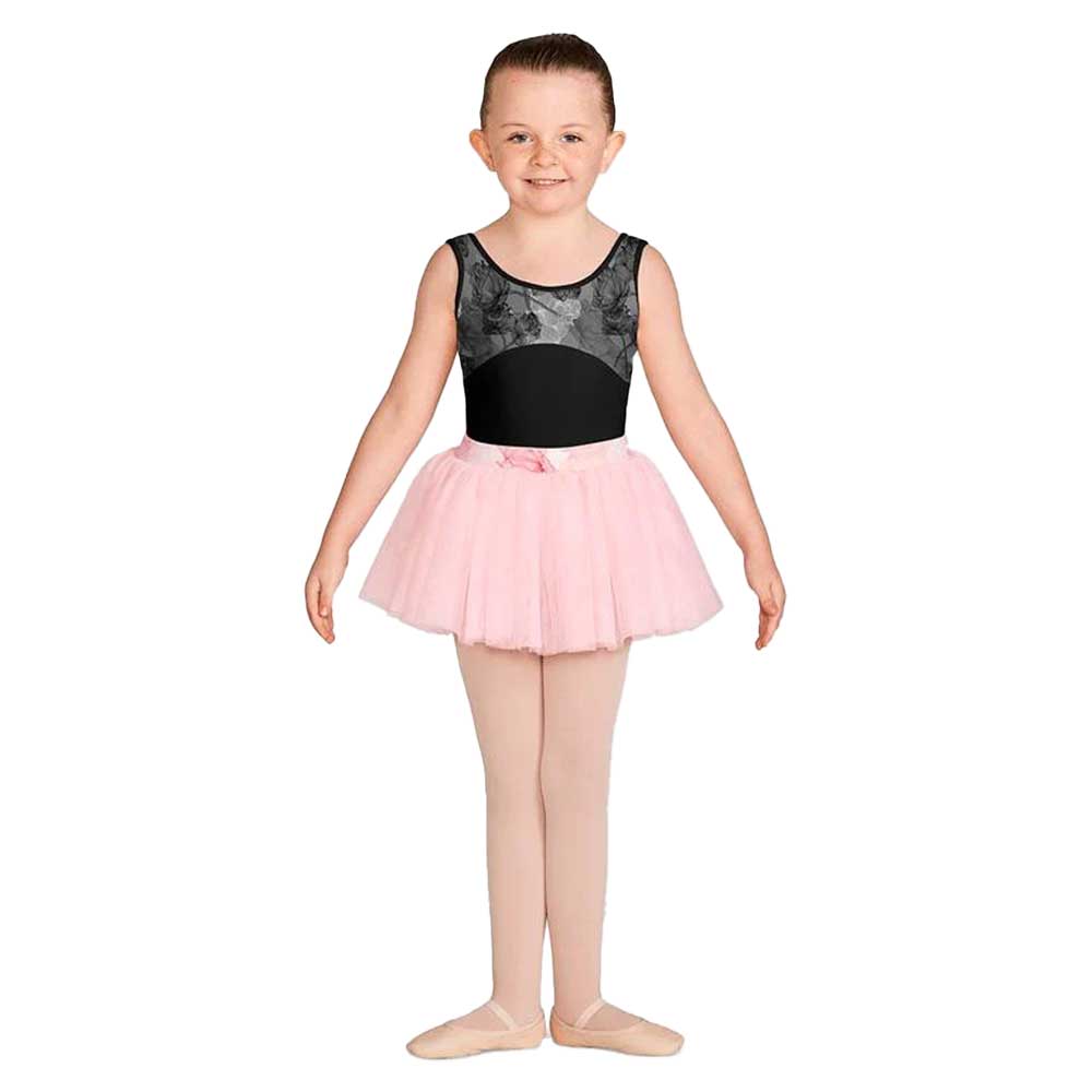 Mirella M467C Printed Bodice Tank Leotard - Child By Mirella Canada -