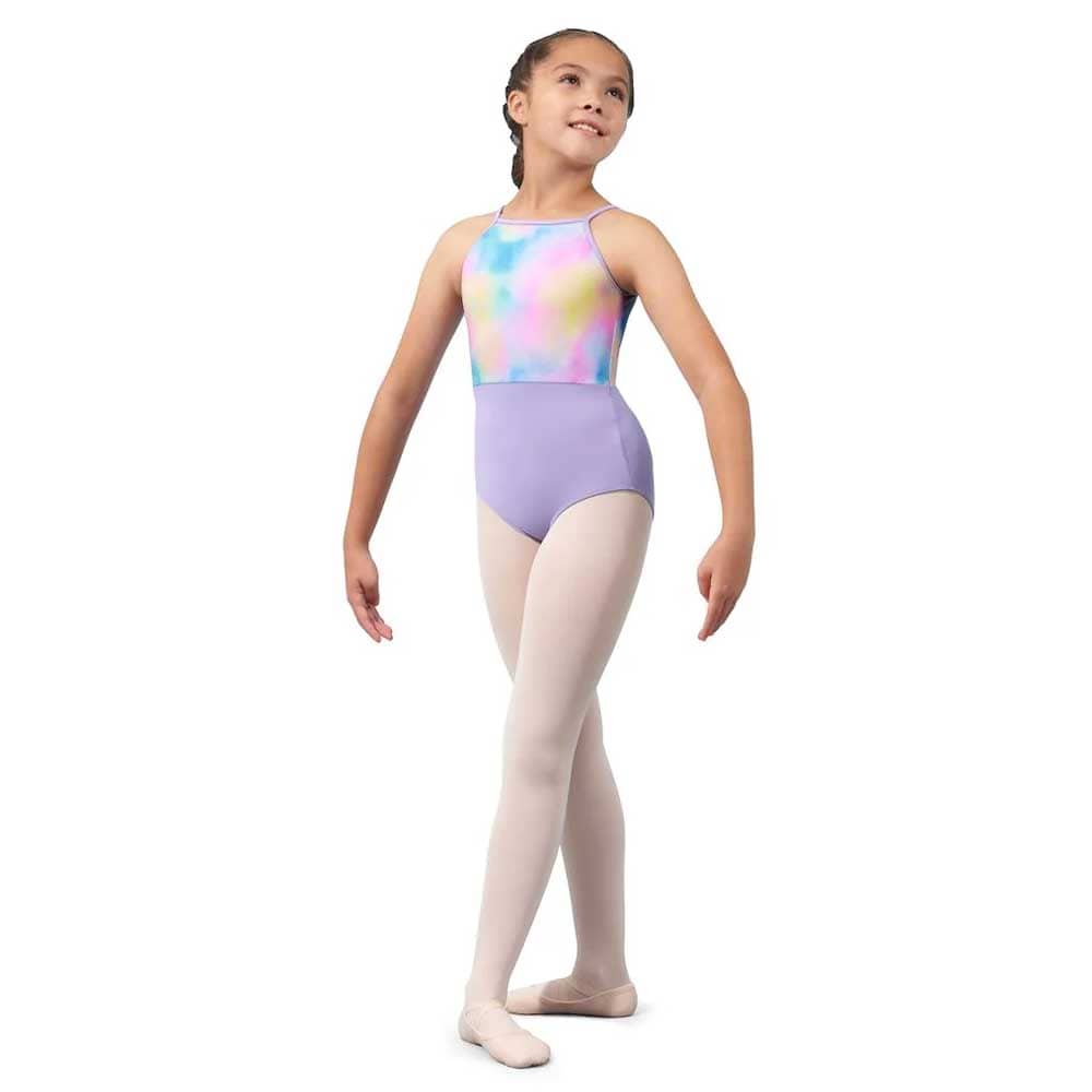 Mirella M1083C Watercolour Halter Leotard - Child By Mirella Canada -