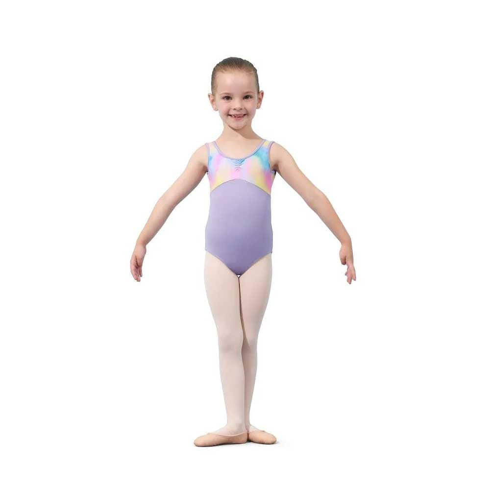 Mirella M482C Watercolour Tank Leotard - Girls By Mirella Canada -