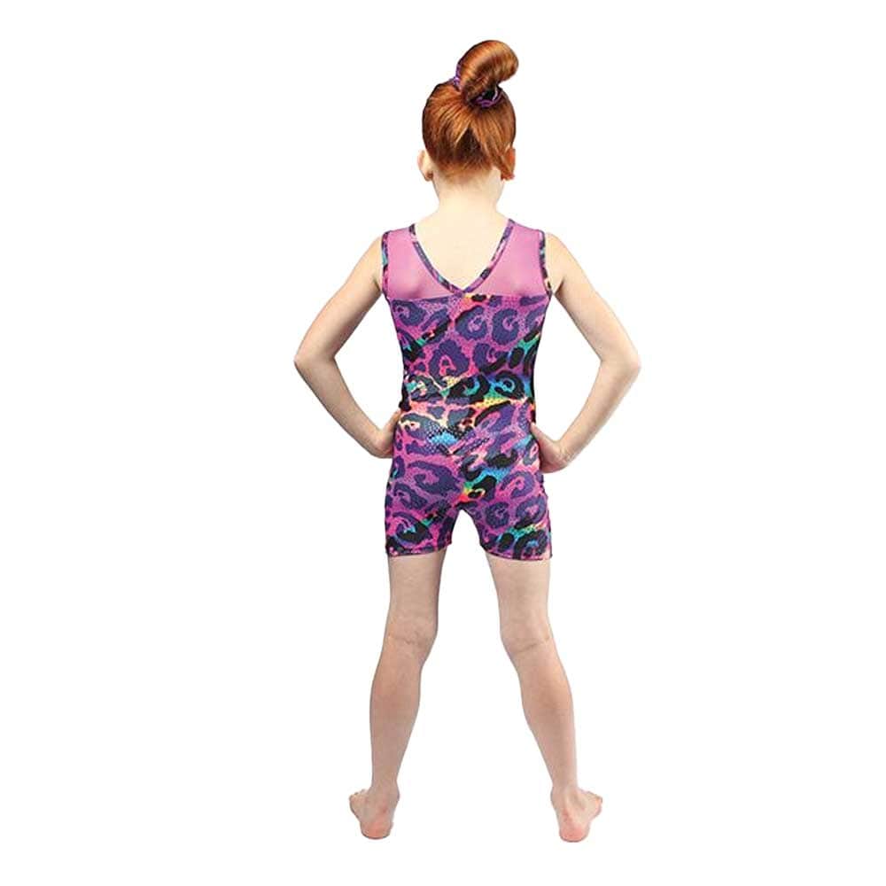 Mondor 27816 Printed Gymnastics Biketard Child - Leopard By Mondor Canada -