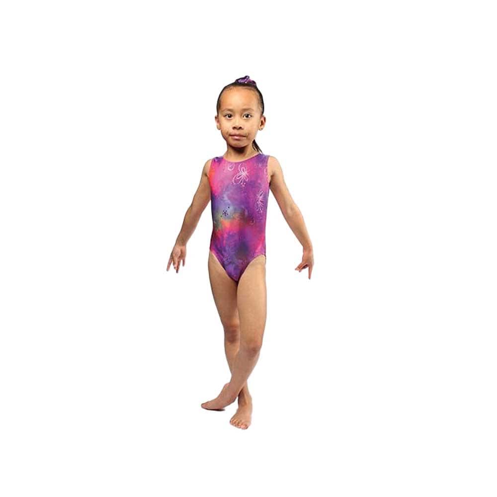 Mondor 7822 Printed Gymnastics Leotard - Child By Mondor Canada - 6X-7 / WX  Neon Pop