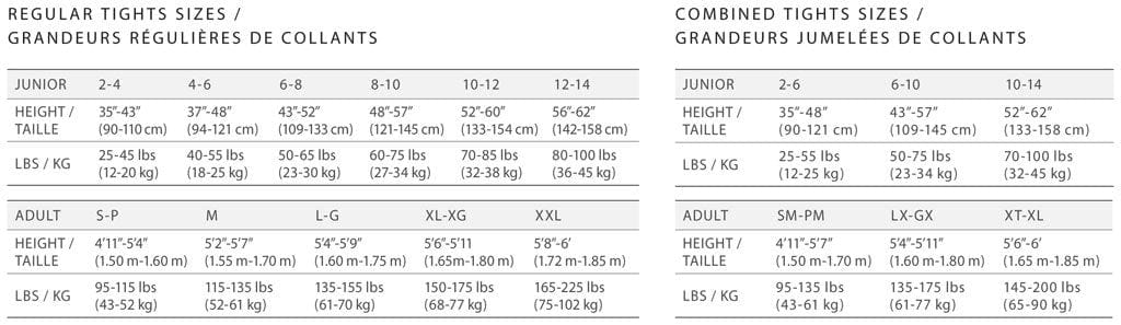 Mondor 3371 Suntan (82) Footed Skating Tight - Kids By Mondor Canada -