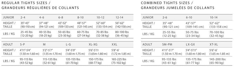 Mondor 319 Convertible (KR) Caramel Dance Tight - Adult XXL By Mondor Canada -
