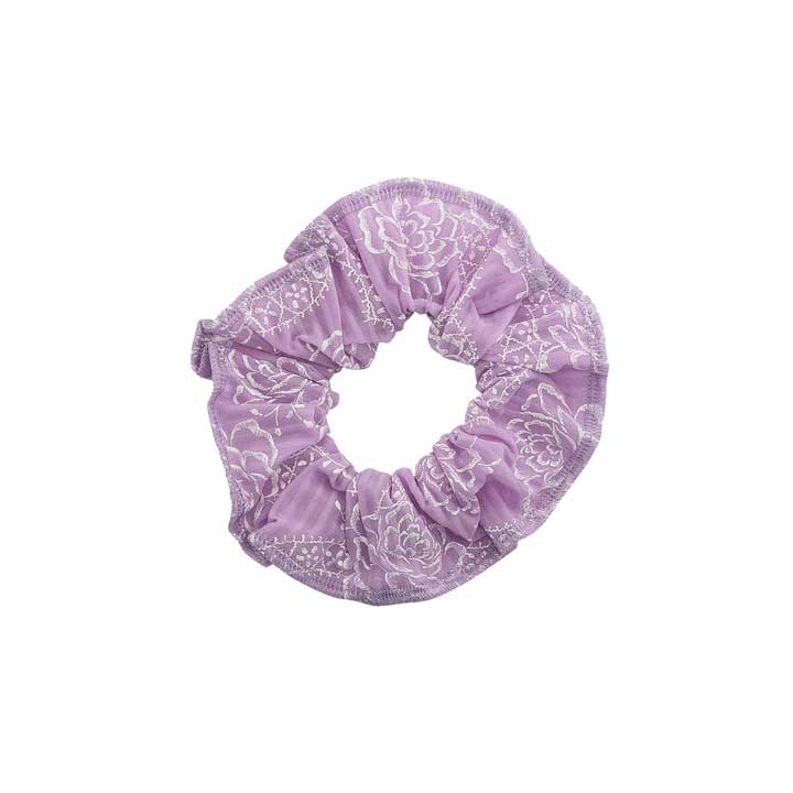Wear Moi DIV111 Printed Scrunchies - Lilac By Wear Moi Canada - Lilac