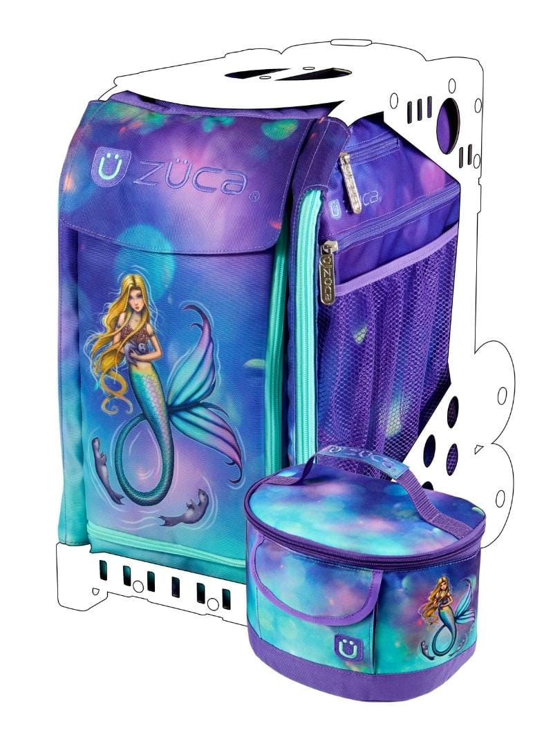 Zuca Sport Insert Bag with Lunchbox - Mermaid Magic - Frame Sold Separately By ZUCA Canada -